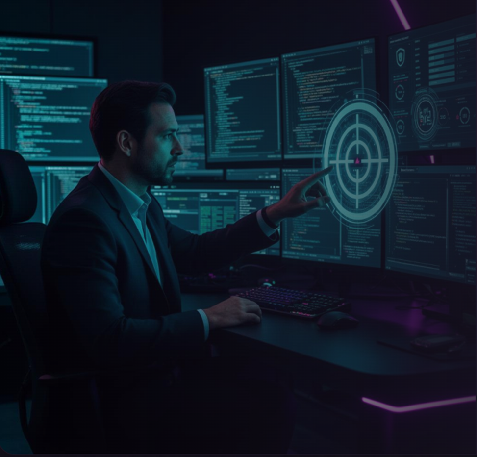 CISO Professional at security workstation